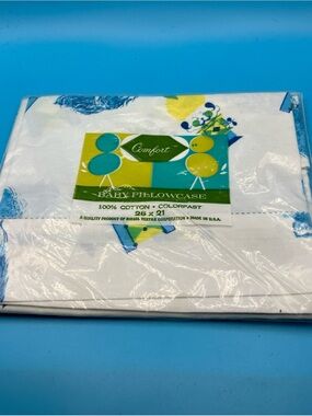 comfort vintage baby pillowcase 28x21 kitten